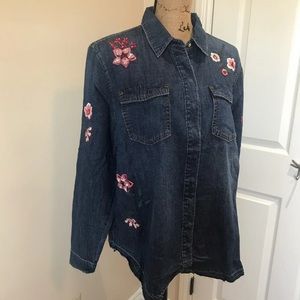 🆕 Juicy Couture Denim Shirt Black Label Large